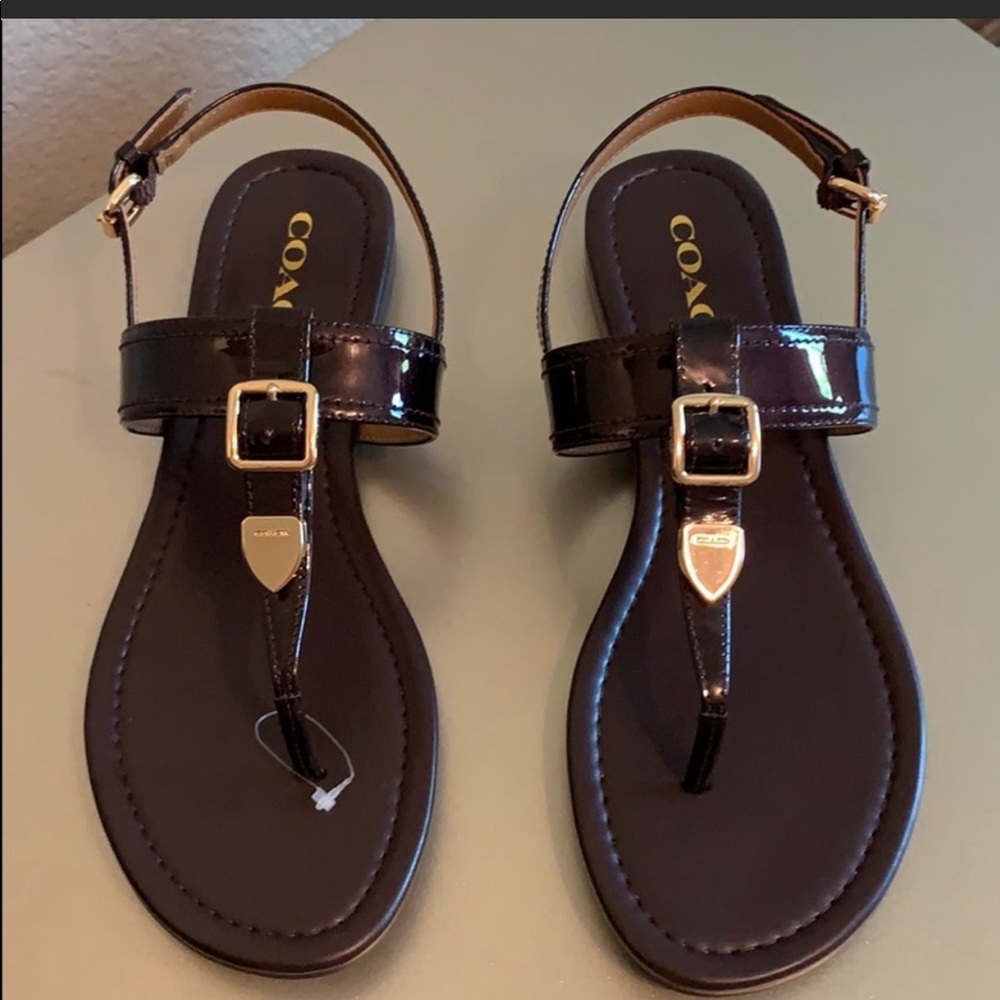 NWOT Coach sandals 🌺